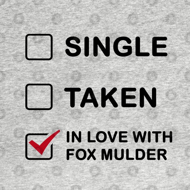 the X-Files In Love with Fox Mulder by AllThingsNerdy